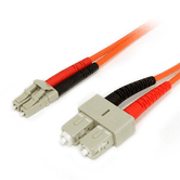 CABLE DE RED DE 2M MULTIMODO DUPLEX FIBRA LC SC 62.5/125 IN