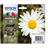 CARTUCHO EPSON MULTIPACK 4 COLORES NUM 18 C13T18064022