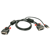 KVM SYSTEM CABLE KVM SWITCH COMBO SERIES USB 1M