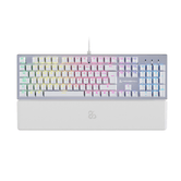 TECLADO GAMING NEWSKILL SERIKE V2 IVORY | HOT SWAP | BLANCO