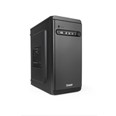 TOOQ  Caja Minitorre Micro-ATX Negra  Negro