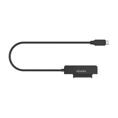 AISENS Adaptador SATA a USB-C USB3.0/USB3.1 Gen1 para Discos Duros 2.5?, Negro