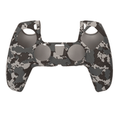 PROTECTOR SILICONA + GRIPS CAMO DIGITAL BLACK FR-TEC | PS5