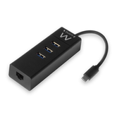 HUB 4 PUERTOS USB 3.1 EWENT EW1141 USB-C (3 USB 3.1 / 1 RJ45)