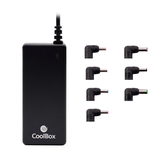 ADAPTADOR CORRIENTE UNIVERSAL COOLBOX 45W NEGRO