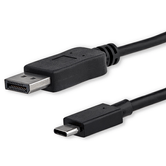 CABLE STARTECH USB-C A DISPLAYPORT 4K 60HZ NEGRO 1.8M