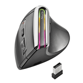 MOUSE INALAMBRICO NGS EVO KARMA VERTICAL RECARGABLE LUCES LED CONEXION MULTIMODO