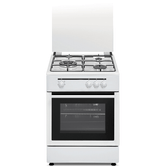 COCINA DE GAS VITROKITCHEN CB5530BB 3 ZONAS COCCION BLANCA GB