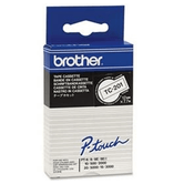 CINTA LAMINADA ROTULADORA BLANCO NEGRO 12MM BROTHER