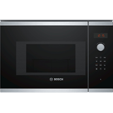 HORNO MICROONDAS INTEGRABLE BOSCH BEL523MS0 20 LITROS CON GRILL CRISTAL NEGRO