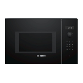 HORNO MICROONDAS INTEGRABLE BOSCH BEL554MB0 25 LITROS CON GRILL CRISTAL NEGRO