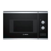 HORNO MICROONDAS INTEGRABLE BOSCH BFL520MS0 20 LITROS SIN GRILL CRISTAL