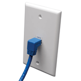 DOWN ANGLE CAT6 UTP RJ45 0.91CM BLUE CAB LE