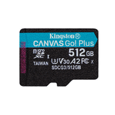 512GB MSDXC CANVAS GO PLUS 170R A2 U3 V30 SINGLE PACK W/O ADP TR