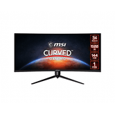 MONITOR GAMING MSI OPTIX MAG342CQR 34" CURVO 3440x1440 /144HZ/ 1MS/ 2 X HDMI/ DP