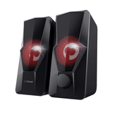 ALTAVOCES TRUST 2.0 GAMING GXT 610 ARGUS RED ILUMINATED RMS 20W ALIMENTACIÓN POR USB  23737