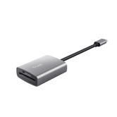 LECTOR DE TARJETAS EXTERNO TRUST DALYX FAST USB-C ADMITE SD, SDHC Y SDXC HASTA 2 TB  24136