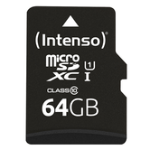 Intenso 3423490 Micro SD UHS-I Premium 64GB c/adap