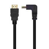 Aisens - Cable Hdmi V2.0 Acodado Premium Alta Velocidad / Hec 4K@60Hz