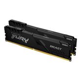 MEMORIA KIT 16 GB (2X8 GB) DDR4 3200 KINGSTON FURY BEAST BLACK CL16