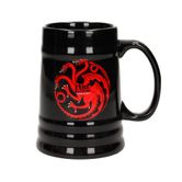 JARRA CERAMICA TARGARYEN NEGRA JUEGO DE TRONOS