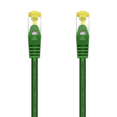 AISENS Cable De Red Latiguillo RJ45 LSZH Cat 7 600 MHz S FTP PIMF AWG26  Verde  0 5 m