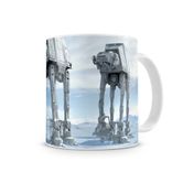 TAZA CERAMICA BATALLA DE HOTH BLANCA STAR WARS