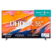 HISENSE 55"  55A6K 4K Ultra HD