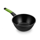 WOK PRIOR BRA 3L ALUMINIO FUNDIDO TEFLÓN ANTIADHERENTE VERDE A121472