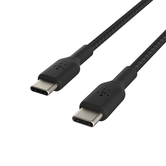 CABLE TRENZADO BELKIN CAB004BT1MBK BOOST CHARGE USB-C A USB-C  1m COLOR NEGRO