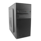 COOLBOX  COOLBOX CAJA MATX M580 USB3.2 GEN1 BASIC500GR 500W  Negro Incluye Fuente