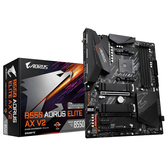 GIGABYTE AMD  B550 AORUS ELITE AX V2 Placa base - Procesadores AMD Ryzen 5000, VRM de 12+2 fases, hasta 4733 MHz DDR4, 1xPCIe 4.0 + 1xPCIe 3.0 M.2, Wi