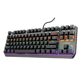 TECLADO MECANICO TRUST GAMING GXT 834 CALLAZ 24407 TKL JUEGO 20 MODOS DE COLOR RGB