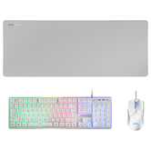 Mars Gaming Combo MCPX GAMING 3IN1 RGB BLANCO