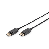 DISPLAYPORT CONNECTION CABLE  DP M/M  2.0M  W/INTERLOCK  DP  ULTRA HD 4K, BL