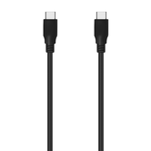 AISENS Cable USB 3.2 Gen2x2 20Gbps 8k@30Hz 5A 100W E-Marker, Tipo USB-C/M-USB-C/M, Negro, 1.5m