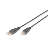 USB 2.0 connection cable  type A - B M/M  0.5m  USB 2.0 conform  bl