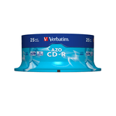 CD-R VERBATIM 25 UNIDADES 52x AZO 43352