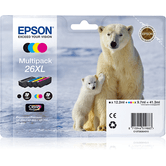 CARTUCHO EPSON MULTIPACK 4 COLORES ALTA CAPACIDAD XP-605 C13T26364010