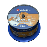 DVD-R 4.7 16X LATA 50 IMPR VERBATIM