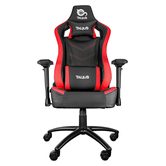 SILLA GAMER TALIUS VULTURE NEGRA/ROJA BUTTERFLY, 4D, BASE METWAL, RUEDAS NYLON