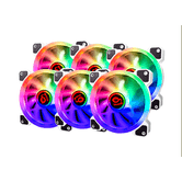 TALIUS IRIS SPECTRUM ARGB/CRONOS -KIT DE 6 VENTILADORES 120 MM  COLOR BLANCO