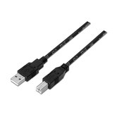 CABLE AISENS USB TIPO-A MACHO A USB TIPO-B MACHO IMPRESORA 4.5M NEGRO A101-0008