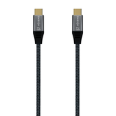 Aisens Cable Usb 3.2 Gen2X2 8K C/M-C/M Gris 1.0M