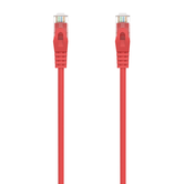 AISENS Cable de Red Latiguillo RJ45 LSZH Cat.6A 500 Mhz UTP AWG24, Rojo, 3.0M