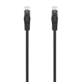 AISENS Cable de Red Latiguillo RJ45 LSZH Cat.6A 500 Mhz UTP AWG24, Negro, 25CM