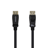 Aisens Cable Displayport Certificado V1.4 8k 60hz Macho a Macho 3m Negro