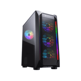 COUGAR  CGR-5VM6B-MESH-G-RGB RGB Negro, Transparente