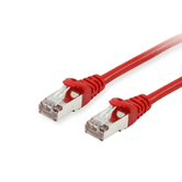 LATIGUILLO APANTALLADO S/FTP CATEGORIA 6 LIBRE HALOGENOS 0,5M COLOR ROJO EQUIP P/N 605527