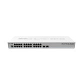 SWITCH 24 PUERTOS 10/100/1000 MIKROTIK CRS326-24G-2S+RM L2 POE RACK 19"